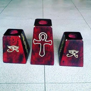 Pyramid Candle Holders Set (3 Set)